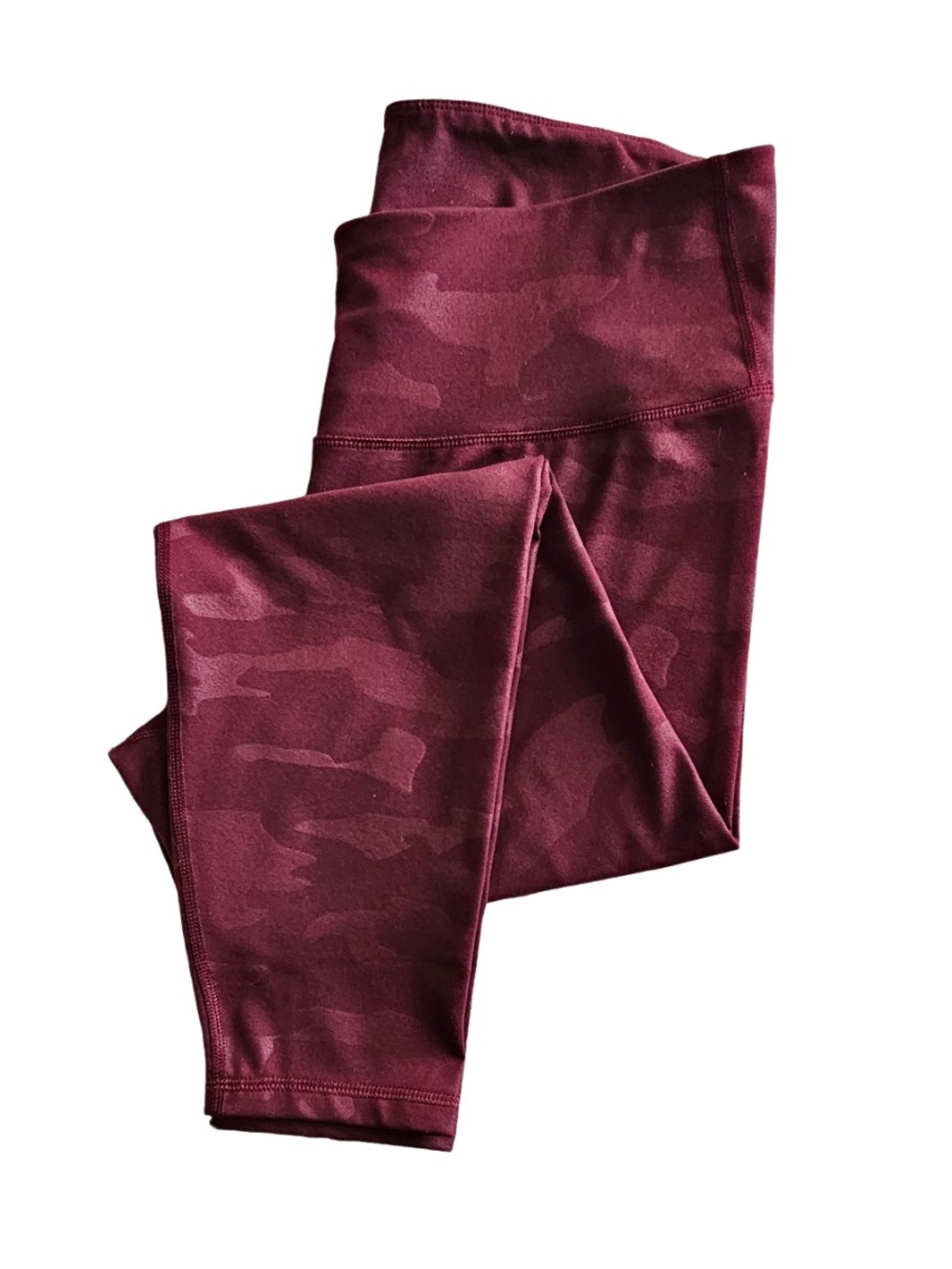 Old Navy Women's XL Burgundy Camouflage Leggings